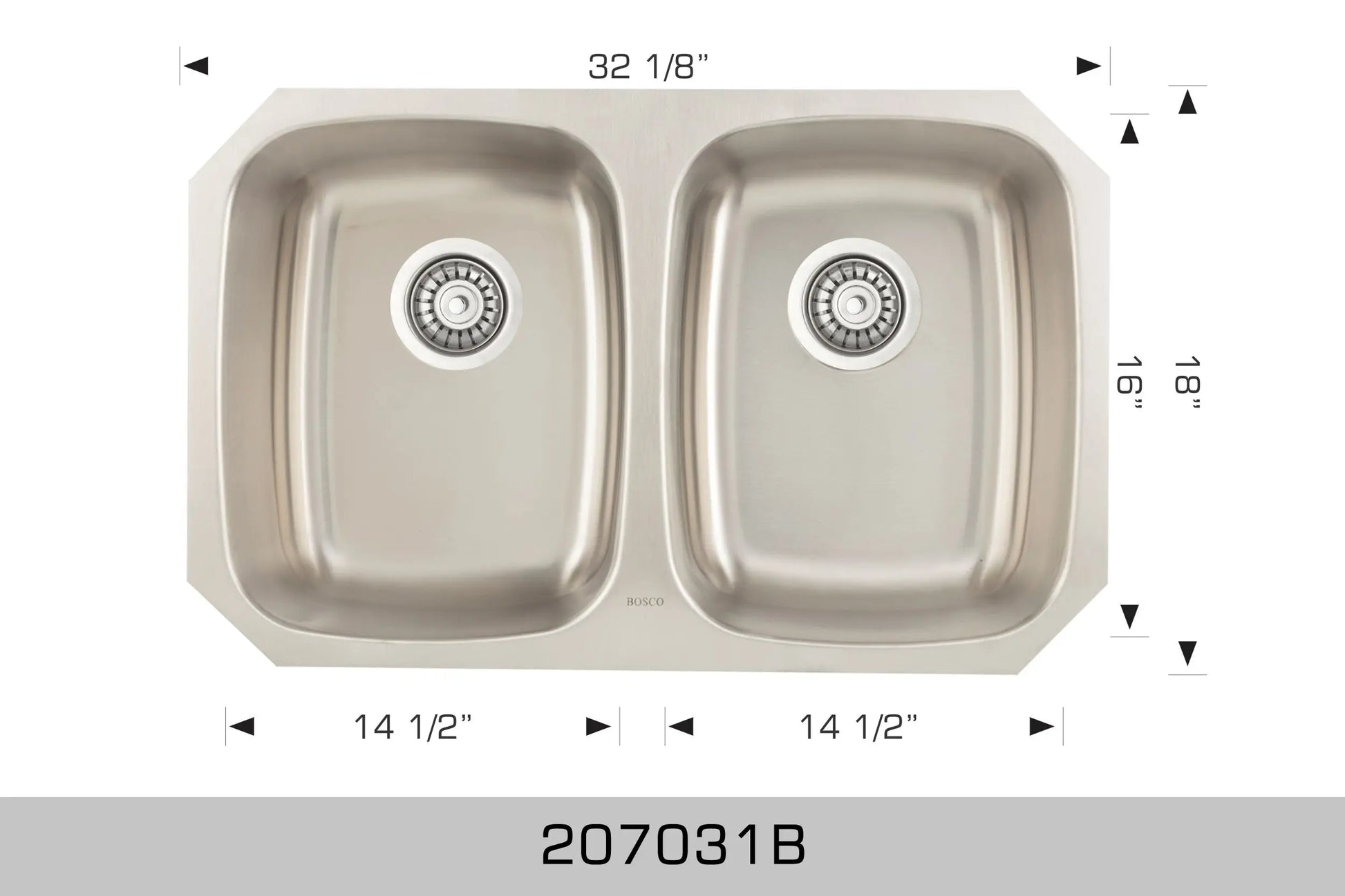 Bosco Builder Series - Undermount 207031 B - Plumbing Market