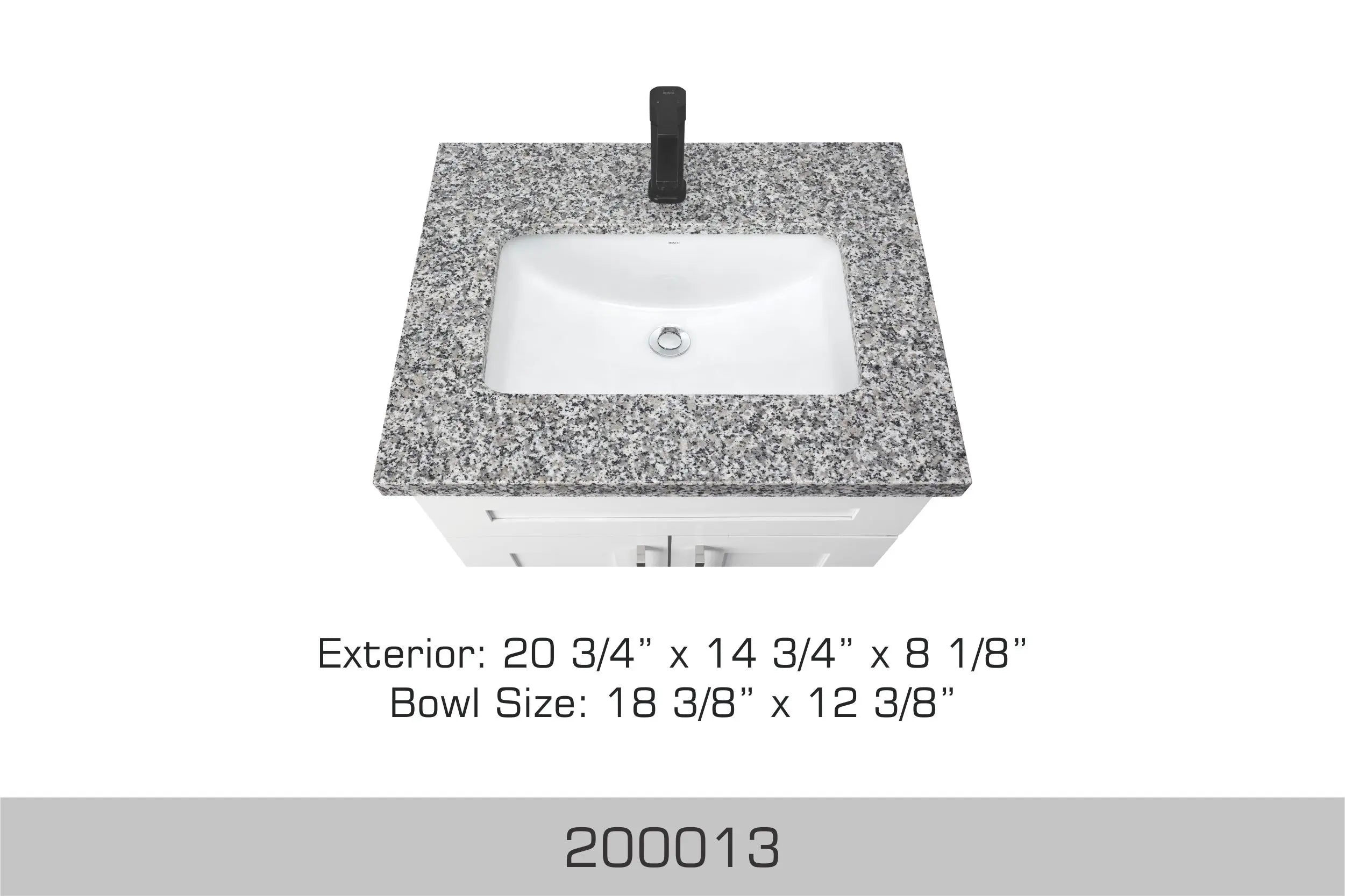 Bosco Canada Ceramic Bathroom Vanity Sink - Plumbing Market