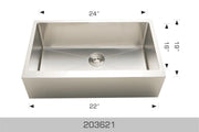 Bosco Deluxe Series - Apron Radius Corner 203621 - Plumbing Market