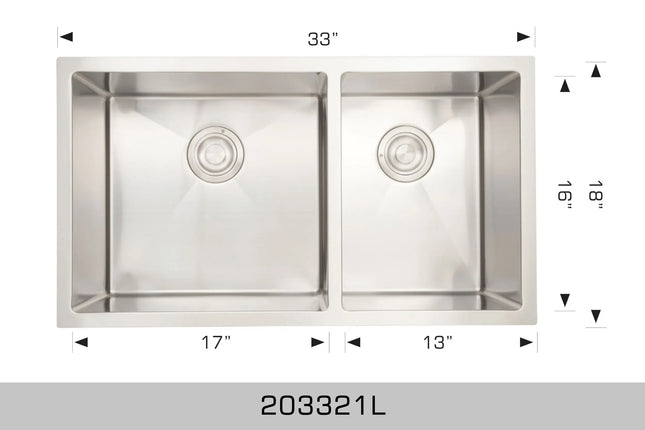 Bosco Deluxe Series - Radius Corner 203321L - Plumbing Market