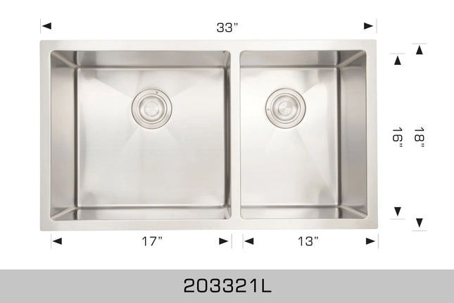 Bosco Deluxe Series - Radius Corner 203321L - Plumbing Market