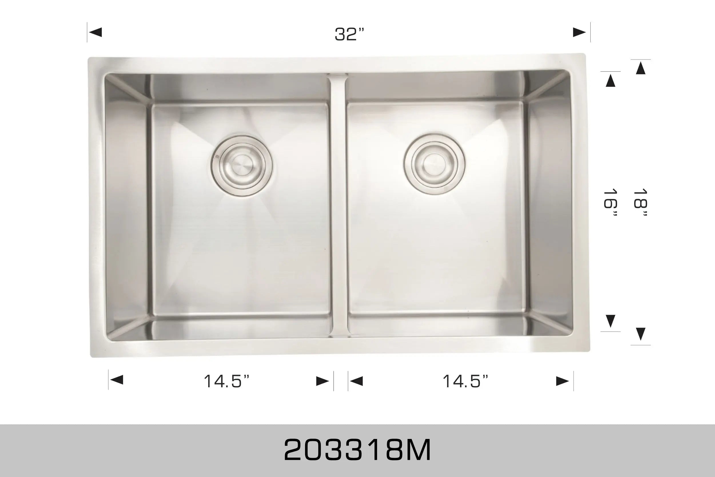 Bosco Deluxe Series - Radius Corner Kitchen Sink 203318M - Plumbing Market