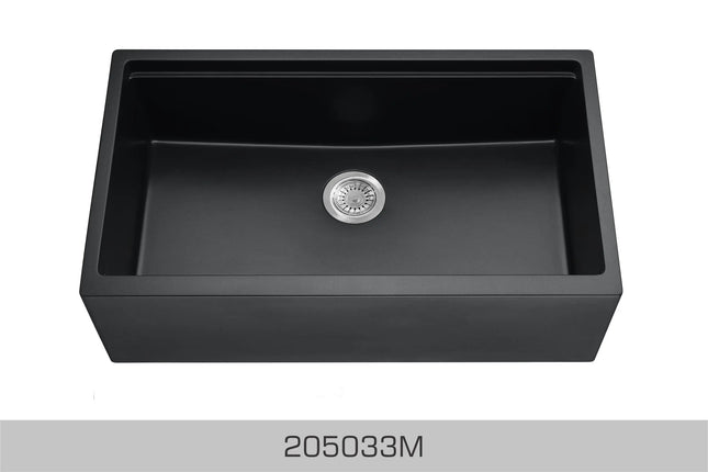Bosco Granite Series 33" x 19" Apron Kitchen Sink 205033M - Plumbing Market