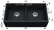 Bosco Granite Series - Apron Sink 205036M - Plumbing Market