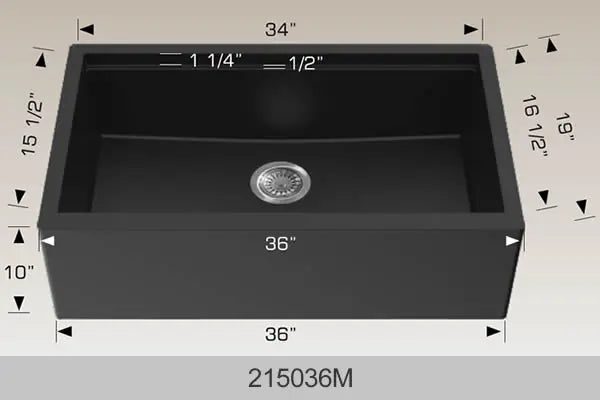 Bosco Granite Series - Apron Sink Kitchen Sink 215036M - Plumbing Market