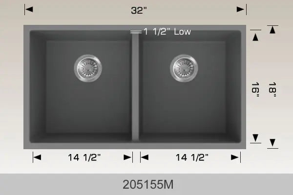 Bosco Granite Series - Undermount 205155M - Plumbing Market