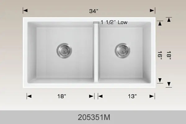 Bosco Granite Series - Undermount 205351M - Plumbing Market