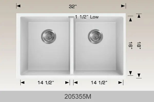 Bosco Granite Series - Undermount 205355M - Plumbing Market