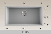 Bosco Granite Series - Undermount Kitchen Sink 215134 - Plumbing Market