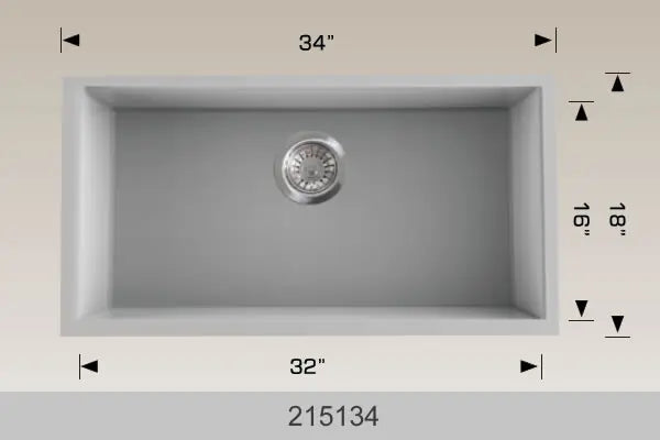 Bosco Granite Series - Undermount Kitchen Sink 215134 - Plumbing Market