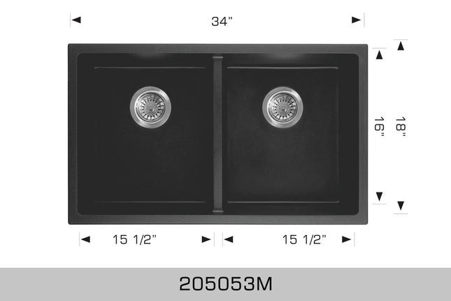 Bosco Granite Series - Undermount Sink 205053M - Plumbing Market