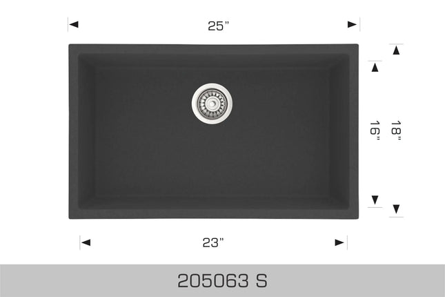 Bosco Granite Series - Undermount Sink 205063S - Plumbing Market