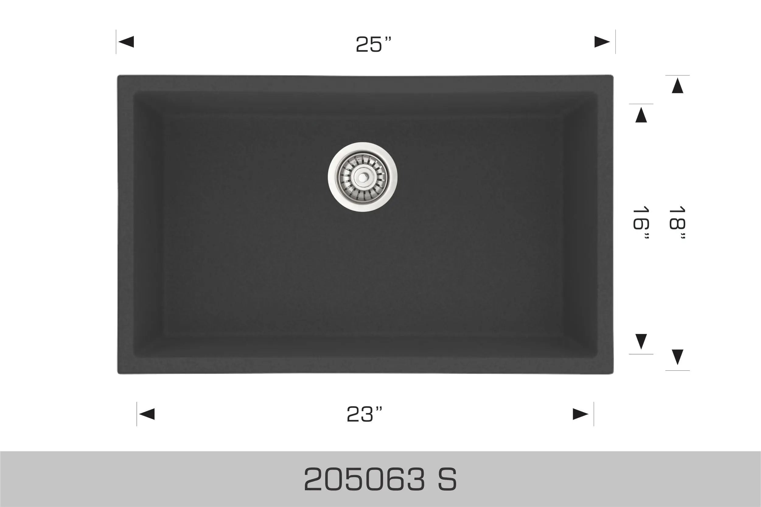 Bosco Granite Series - Undermount Sink 205063S - Plumbing Market