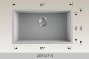 Bosco Granite Series - Undermount Sink 205127S - Plumbing Market