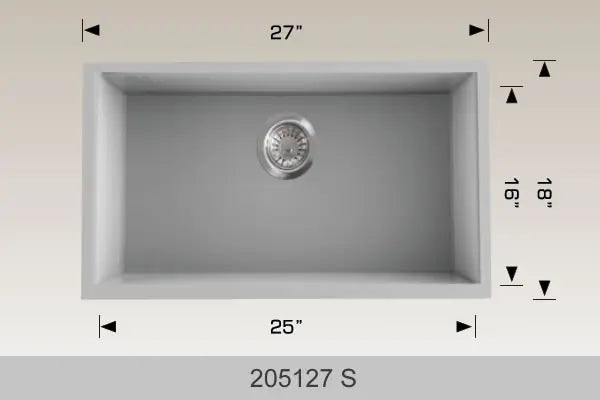 Bosco Granite Series - Undermount Sink 205127S - Plumbing Market