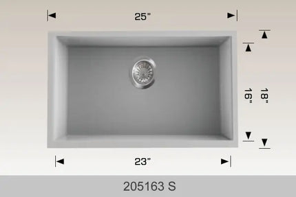 Bosco Granite Series - Undermount Sink 205163S - Plumbing Market