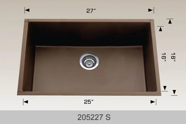 Bosco Granite Series - Undermount Sink 205227S - Plumbing Market