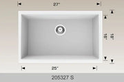 Bosco Granite Series - Undermount Sink 205327S - Plumbing Market