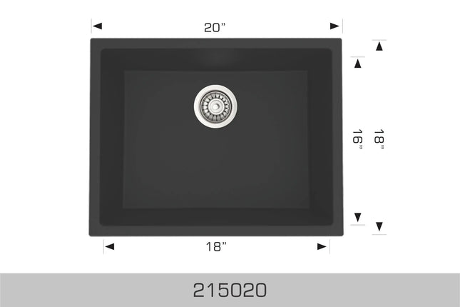 Bosco Granite Series - Undermount Sink 215020 - Plumbing Market