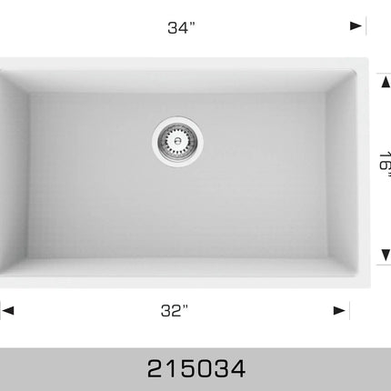 Bosco Granite Series - Undermount Sink 215034 - Plumbing Market
