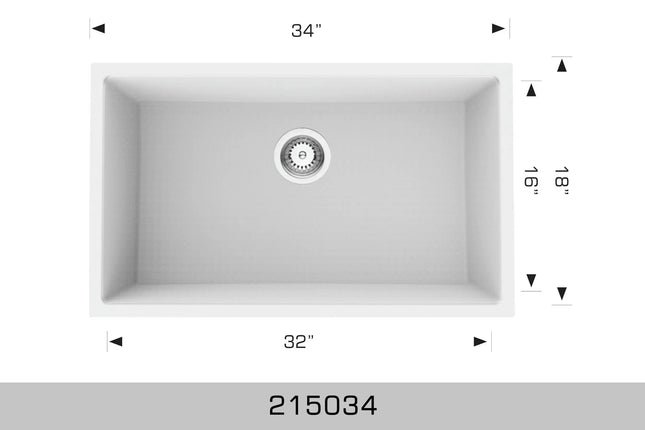 Bosco Granite Series - Undermount Sink 215034 - Plumbing Market