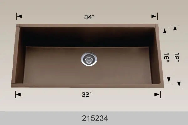 Bosco Granite Series - Undermount Sink 215234 - Plumbing Market