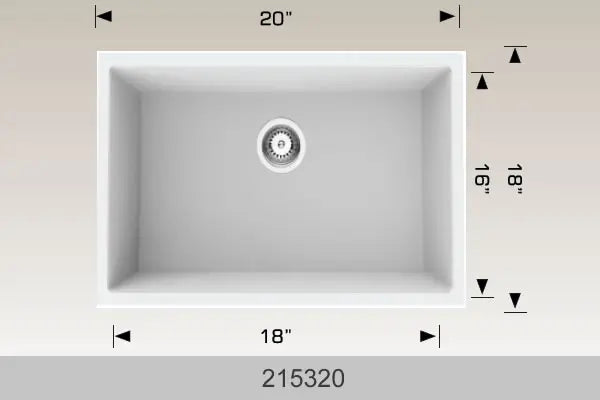 Bosco Granite Series - Undermount Sink 215320 - Plumbing Market