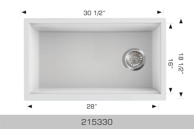 Bosco Granite Series - Undermount or Drop-In 215330 - Plumbing Market