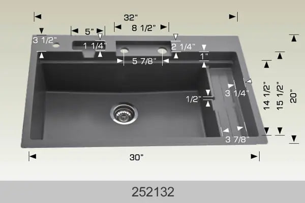 Bosco Granite Series - Undermount or Drop-in 252132 - Plumbing Market