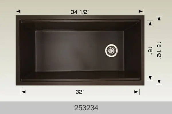 Bosco Granite Series - Undermount or Drop-in 253234 - Plumbing Market