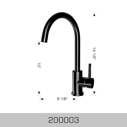 Bosco Kitchen Faucets Black Finishing 200003BK - Plumbing Market