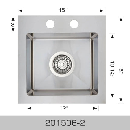 Bosco RV Series - Radius Corner (Drop In) 201506-2 - Plumbing Market