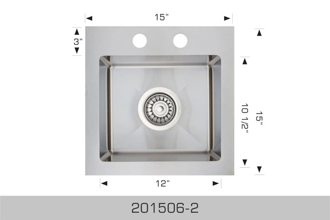 Bosco RV Series - Radius Corner (Drop In) 201506-2 - Plumbing Market