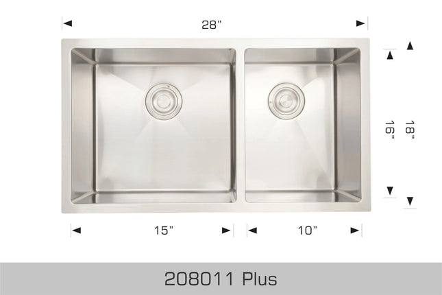 Bosco Standard Series Plus 28" x 18"  Radius Corner 208011 Plus - Plumbing Market