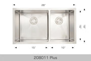 Bosco Standard Series Plus 28" x 18"  Radius Corner 208011 Plus - Plumbing Market