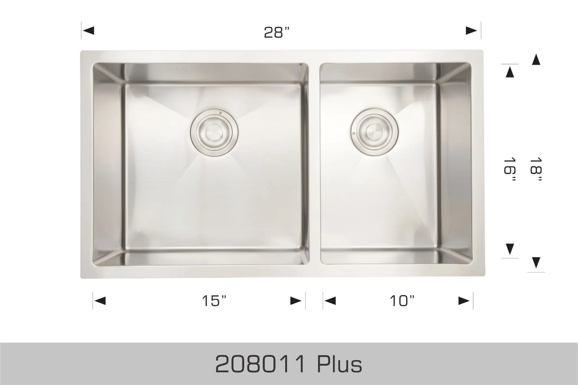 Bosco Standard Series Plus 28" x 18"  Radius Corner 208011 Plus - Plumbing Market