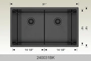 Bosco Standard Series Plus - Radius Corner 240031BK - Plumbing Market