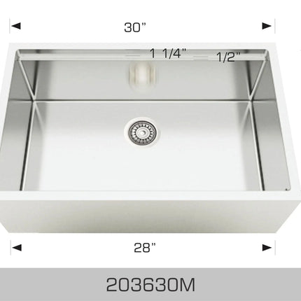 Bosco Titanium Plus Series - Apron Radius Corner 203630M - Plumbing Market