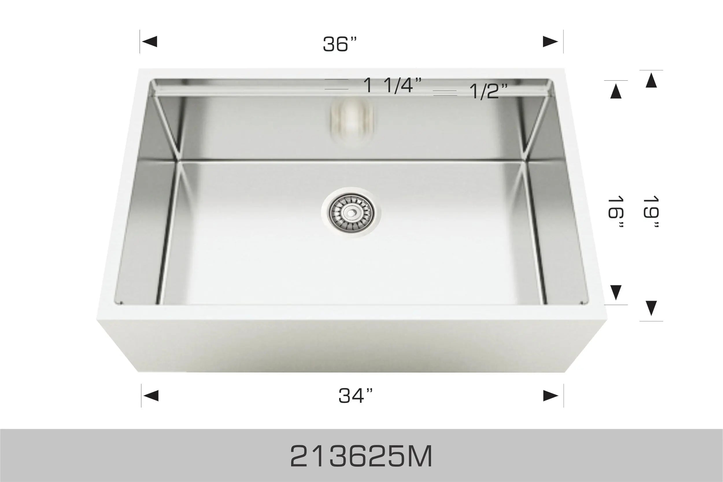 Bosco Titanium Plus Series - Apron Radius Corner 213625M - Plumbing Market