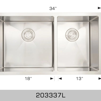 Bosco Titanium Series - Radius Corner 203337L - Plumbing Market