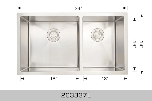 Bosco Titanium Series - Radius Corner 203337L - Plumbing Market