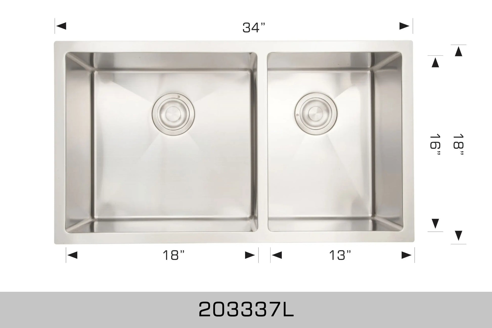 Bosco Titanium Series - Radius Corner 203337L - Plumbing Market