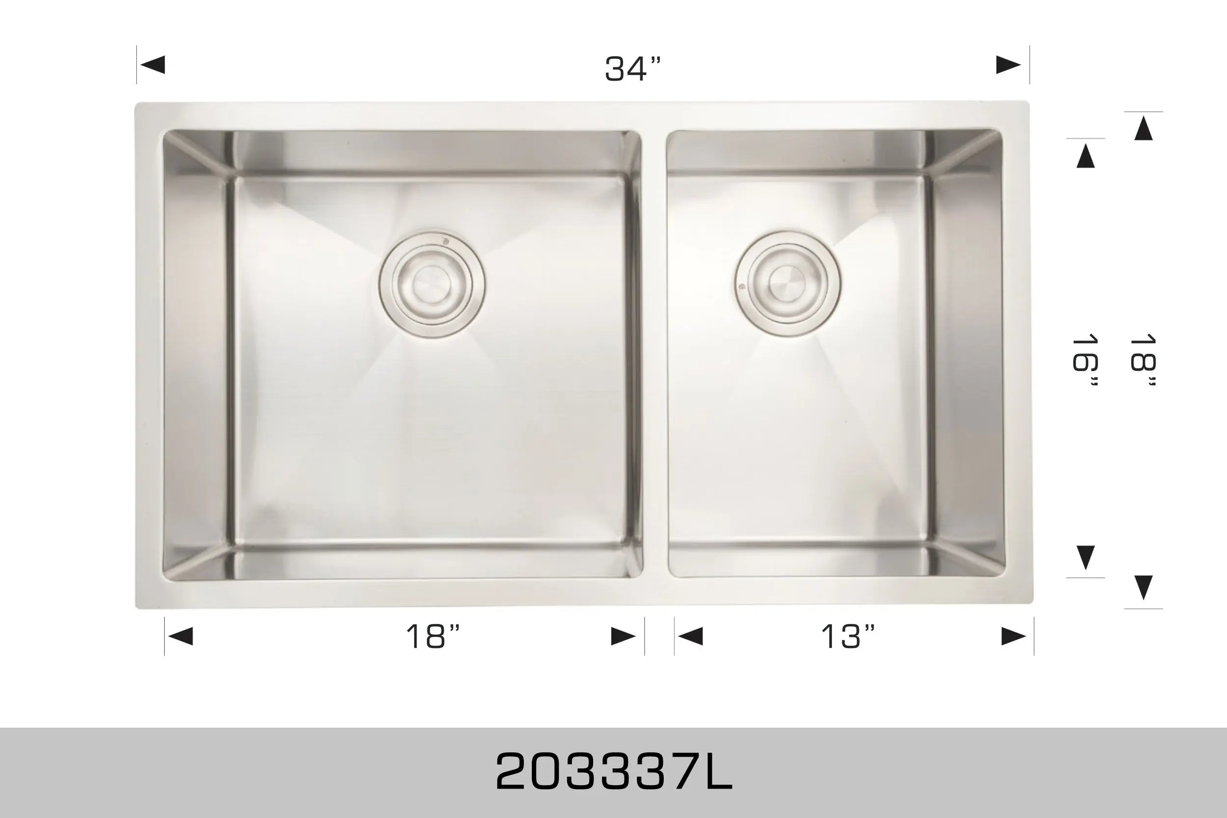 Bosco Titanium Series - Radius Corner 203337L - Plumbing Market