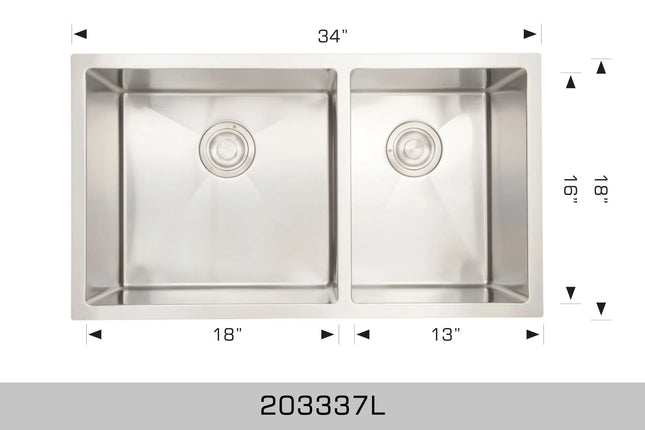 Bosco Titanium Series - Radius Corner 203337L - Plumbing Market