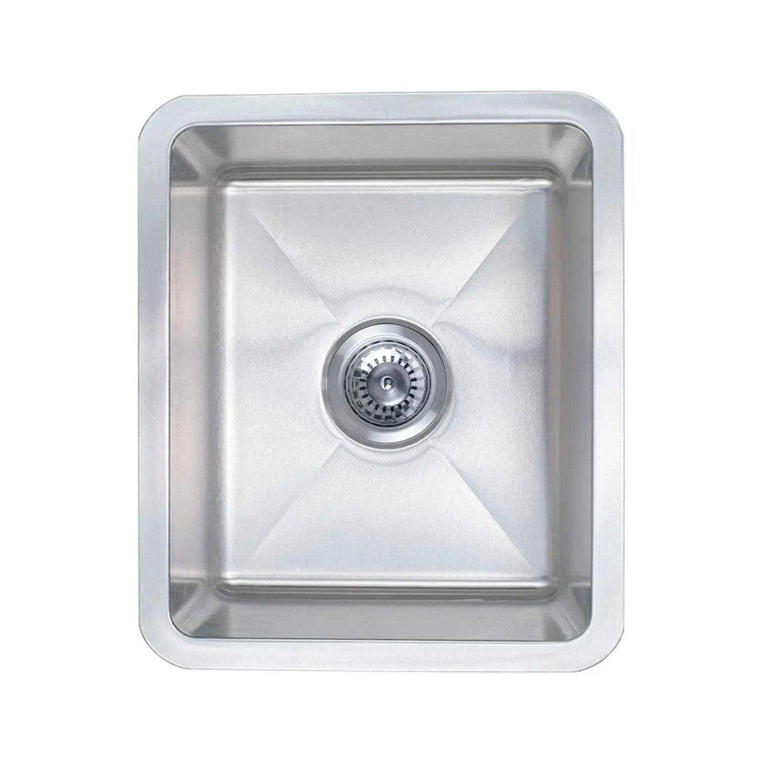 Bristol Sinks 15" B1815 Undermount Stainless Steel Kitchen Sink 20 mm Corners