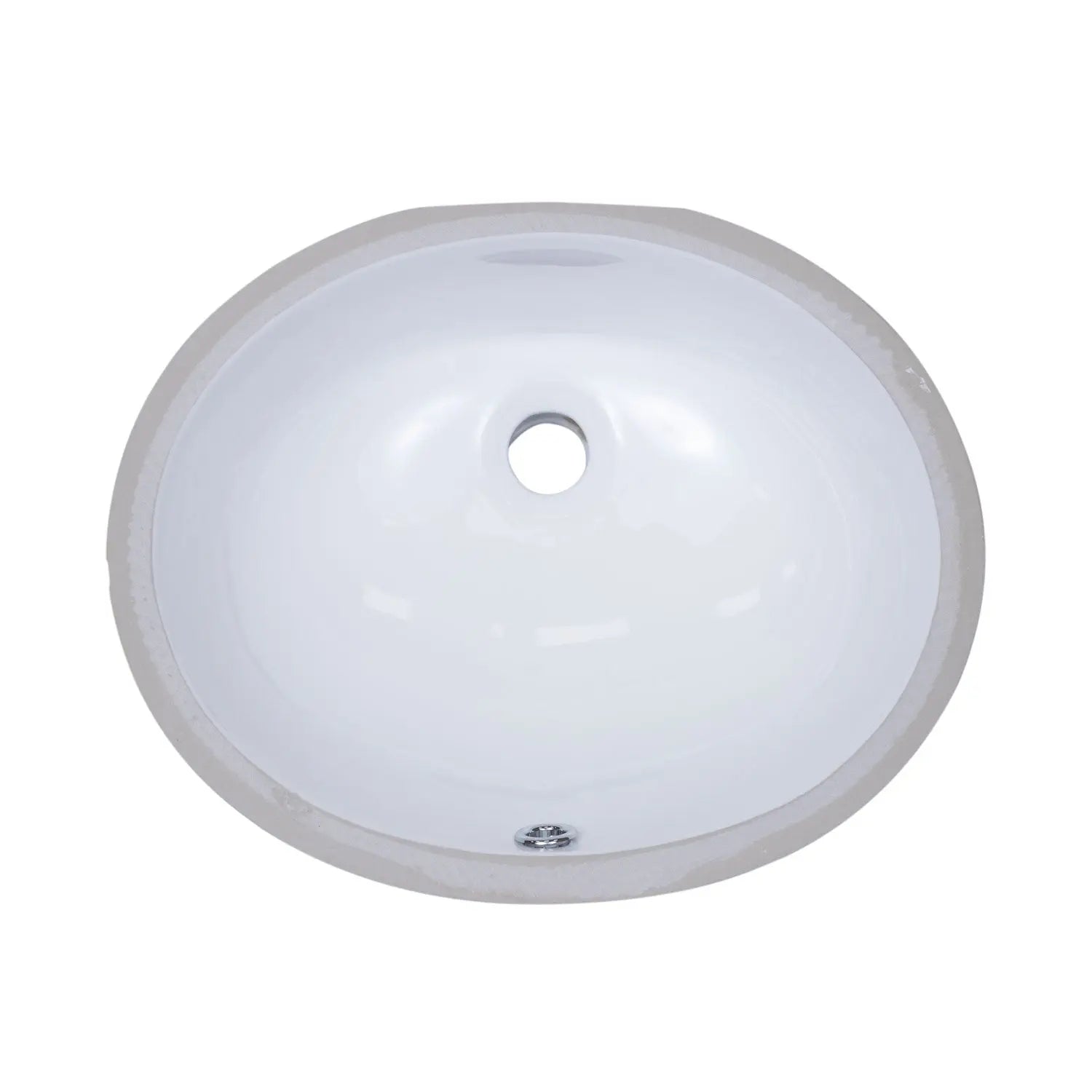 Bristol Sinks 15" B600-W Vitreous China Oval Undermount Bathroom Sink