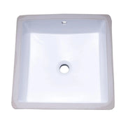 Bristol Sinks 16" B609 Vitreous China Square Undermount Bathroom Sink
