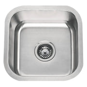 Bristol Sinks 16" B700 Undermount Stainless Steel Single Bar/Prep Kitchen Sink