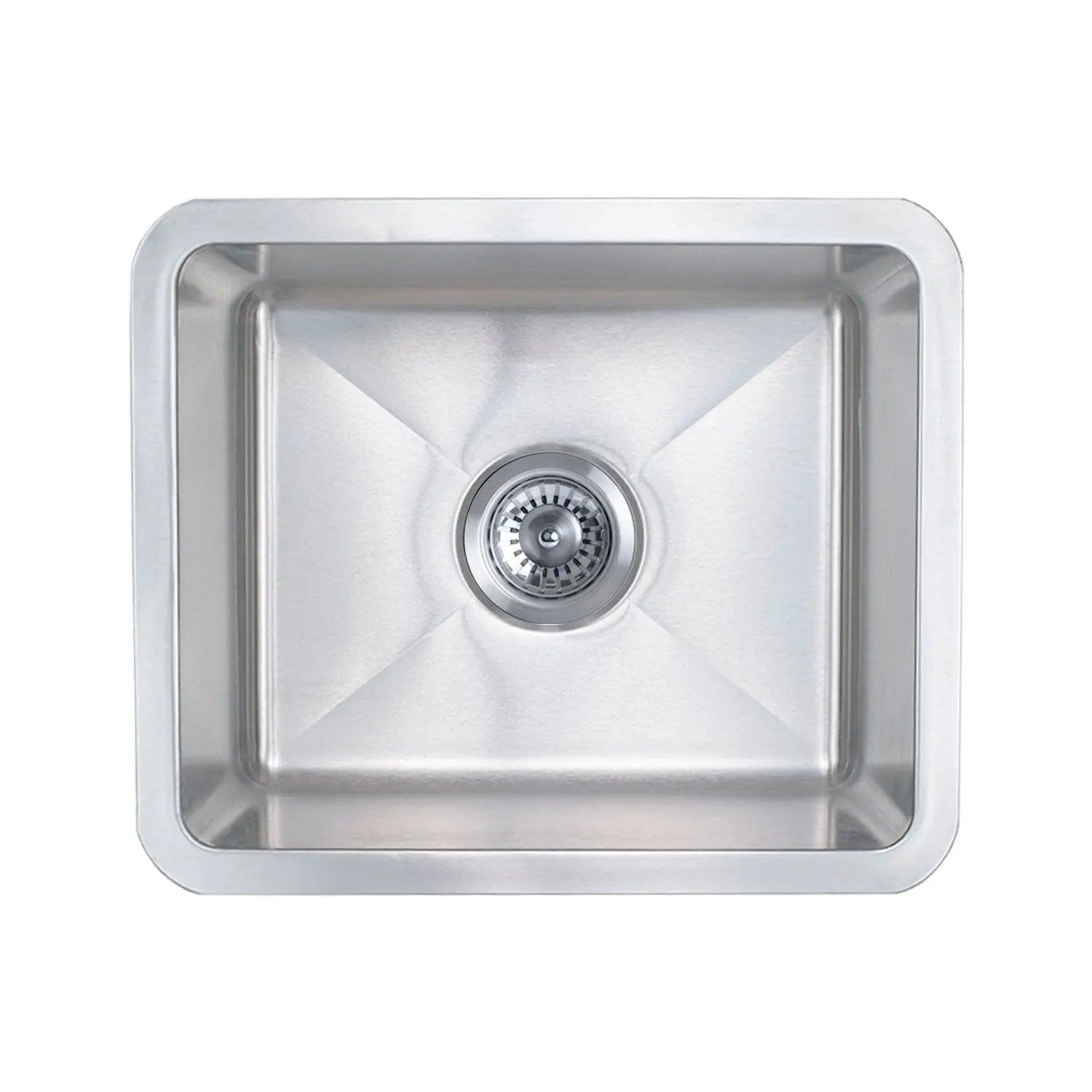 Bristol Sinks 18" B1814 Undermount Stainless Steel Kitchen Sink 20 mm Corners