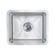 Bristol Sinks 18" B1814 Undermount Stainless Steel Kitchen Sink 20 mm Corners
